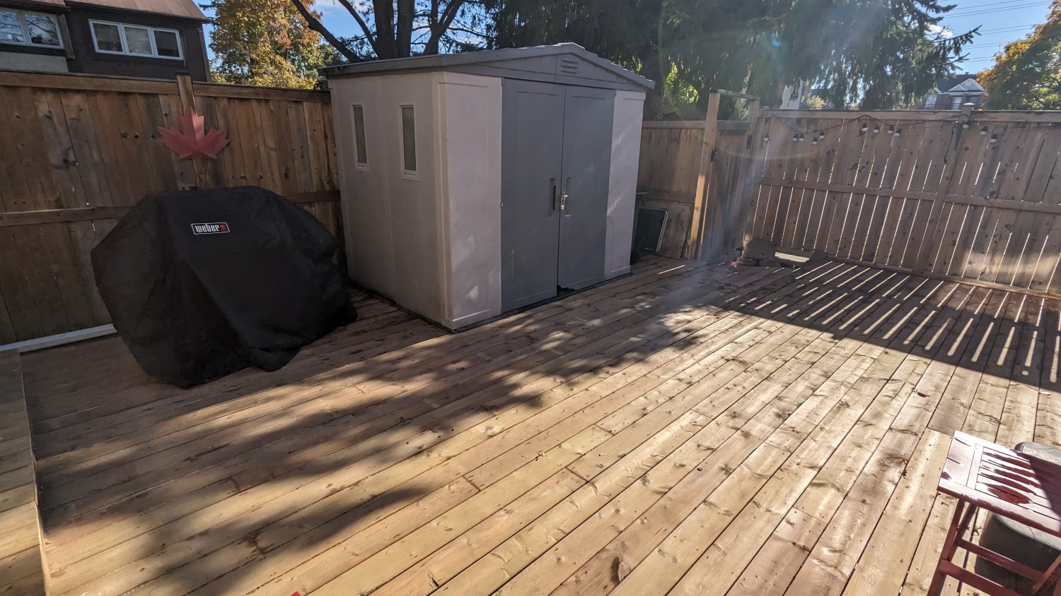 Full Backyard Deck