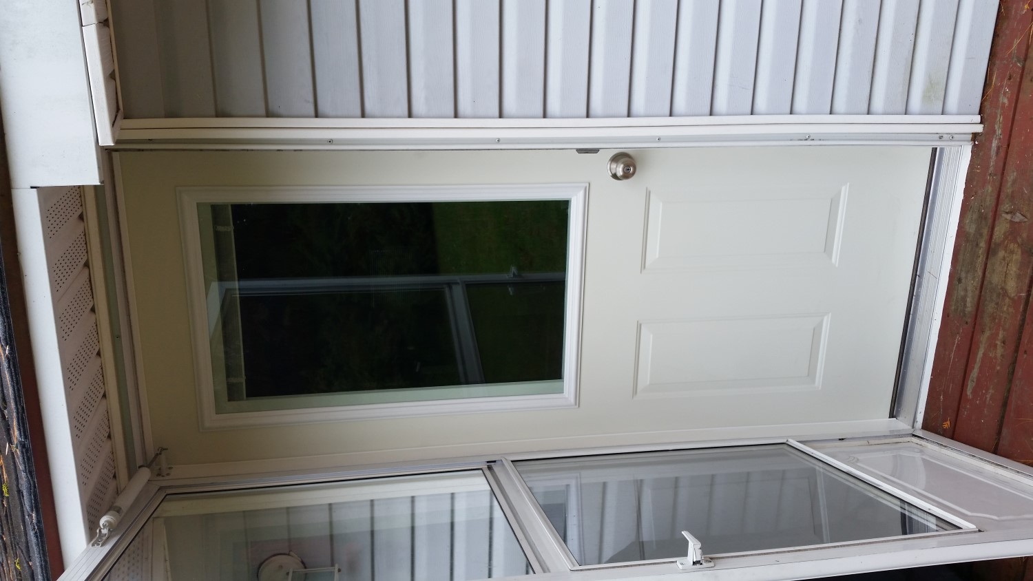 New Cottage Door and Storm Door