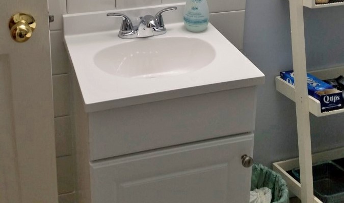 Sink Cabinet Installation